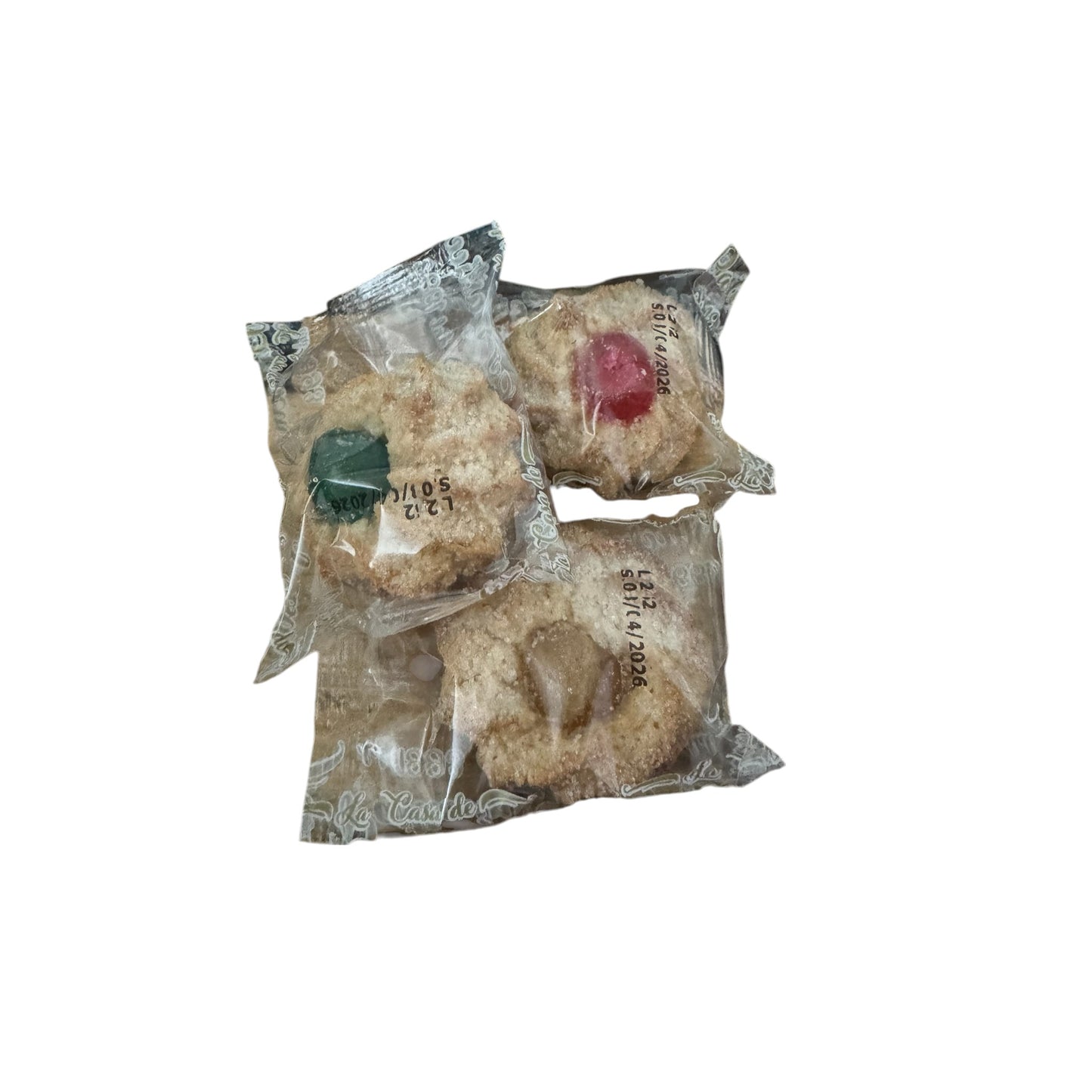 2 KG DI Pasticcini tradizionali alle mandorle con ciliegina colorata
