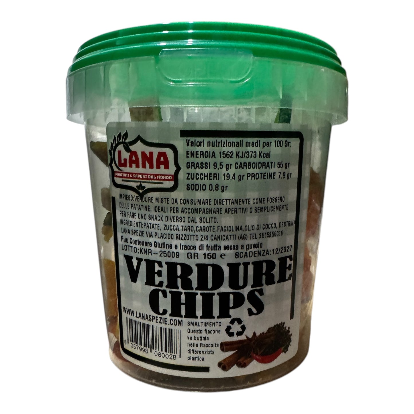 Verdure Chips croccanti disidratate Gr 150