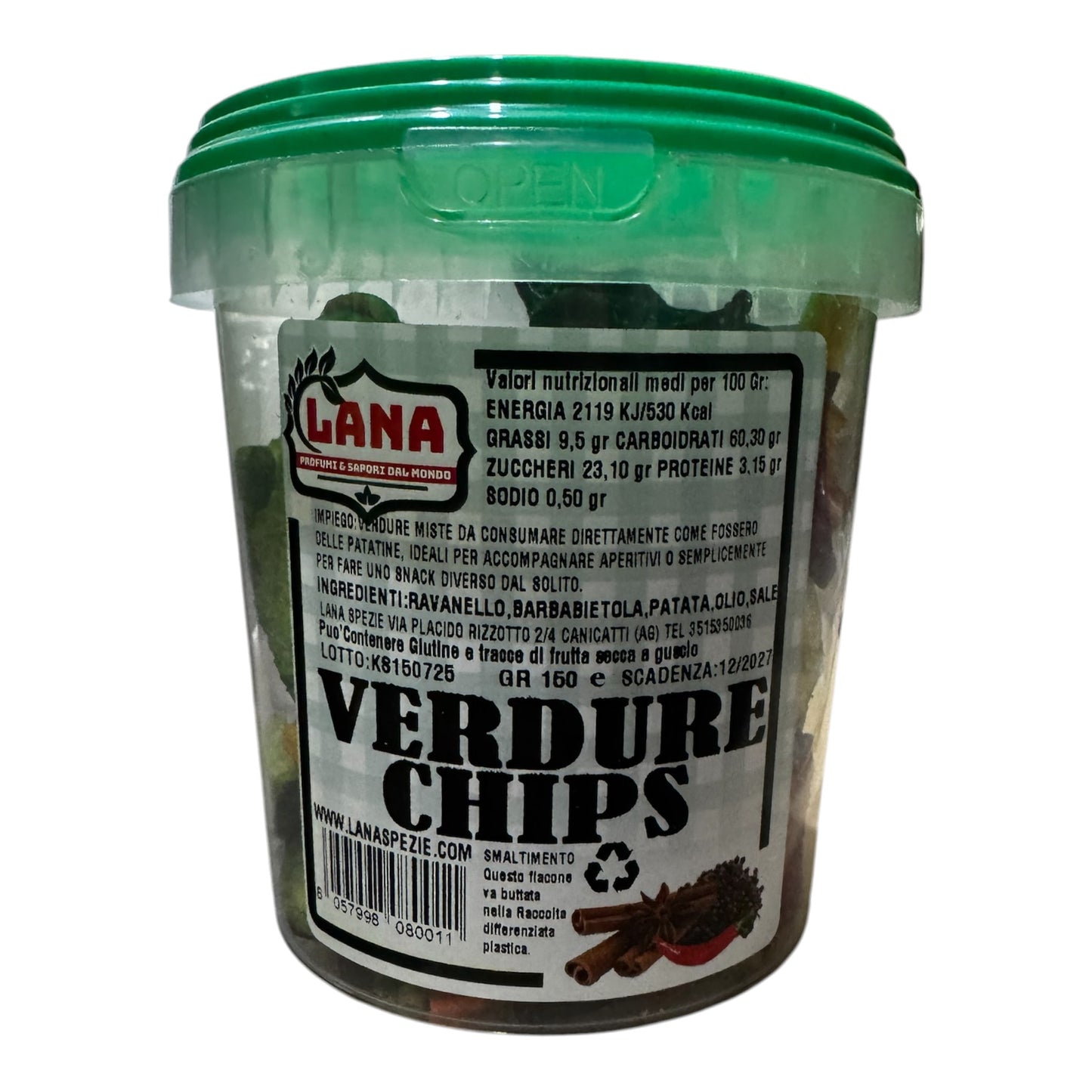 Verdure Chips croccanti disidratate Gr 150 viste su TikTok