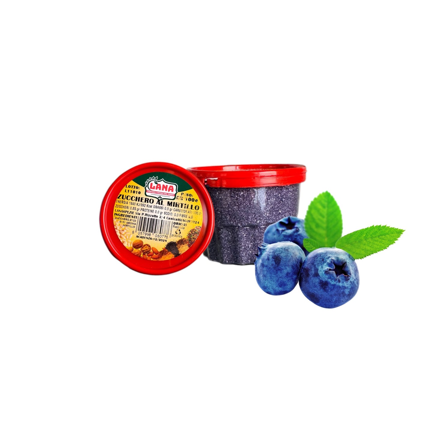 48 pezzi di Zucchero VIola al gusto Mirtillo per fare lo Zucchero filato Colorato per le feste