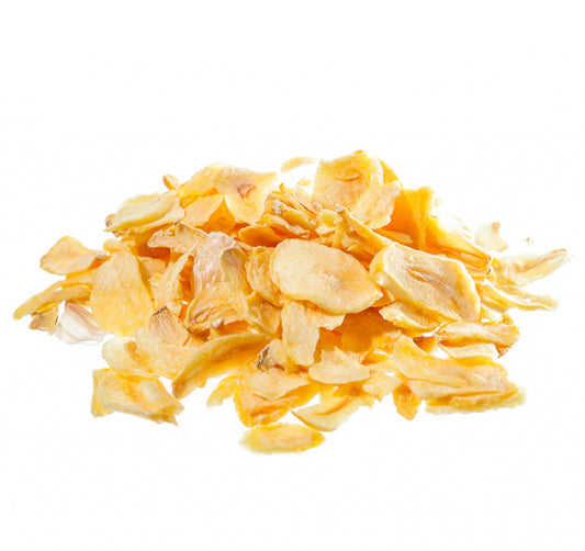 Aglio a fette chips disidratato