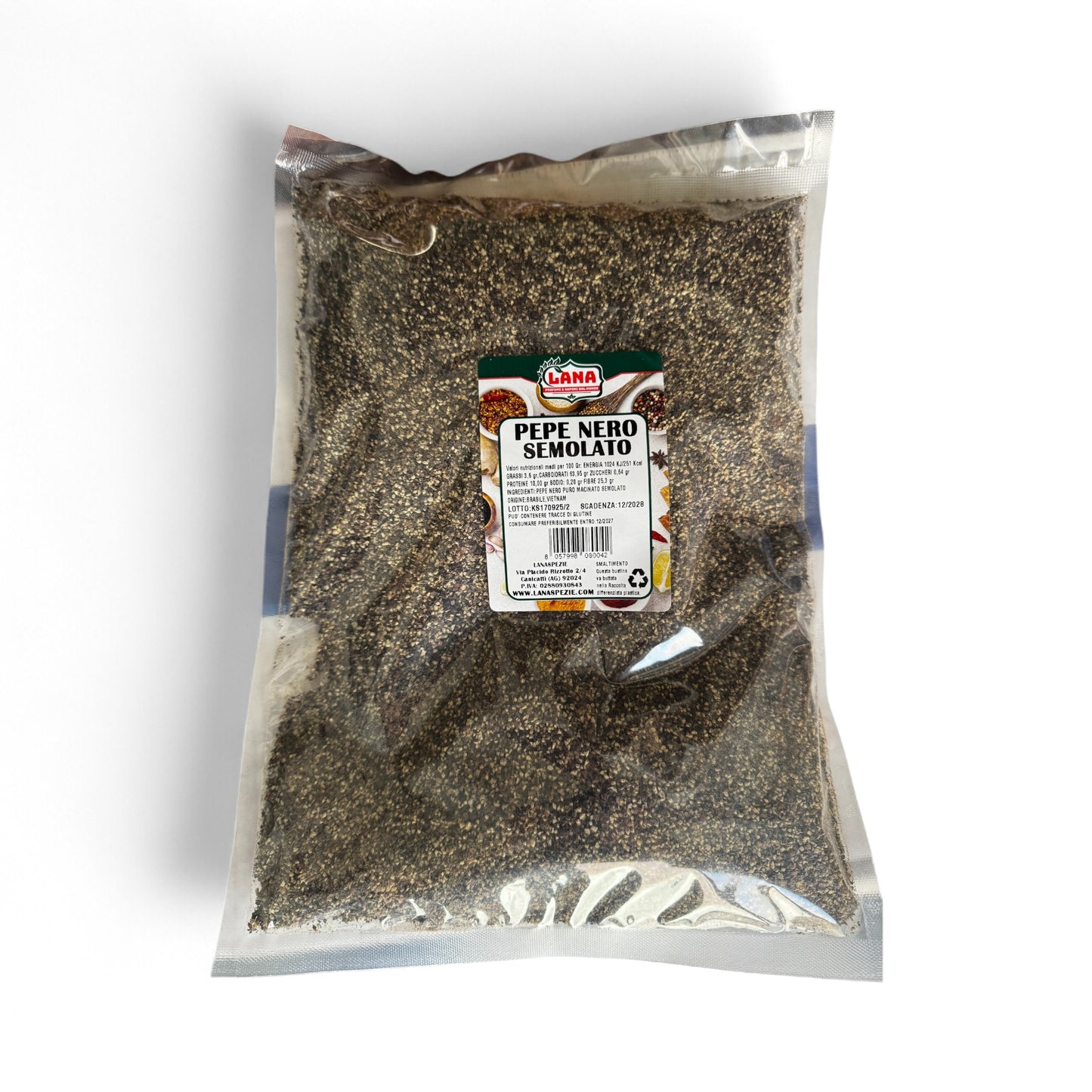Pepe Nero Macinato T3 semolato ideale per salsiccia e insaccati