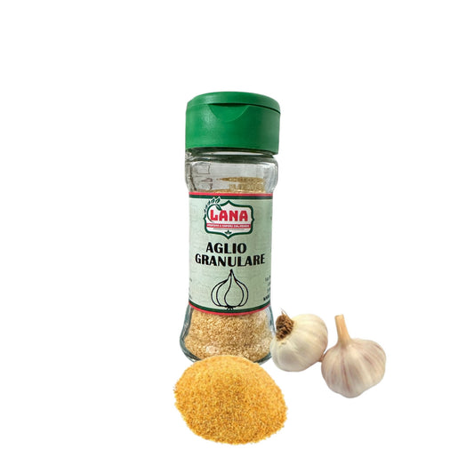 6 Barattolini in vetro di Aglio Granulare GR 37