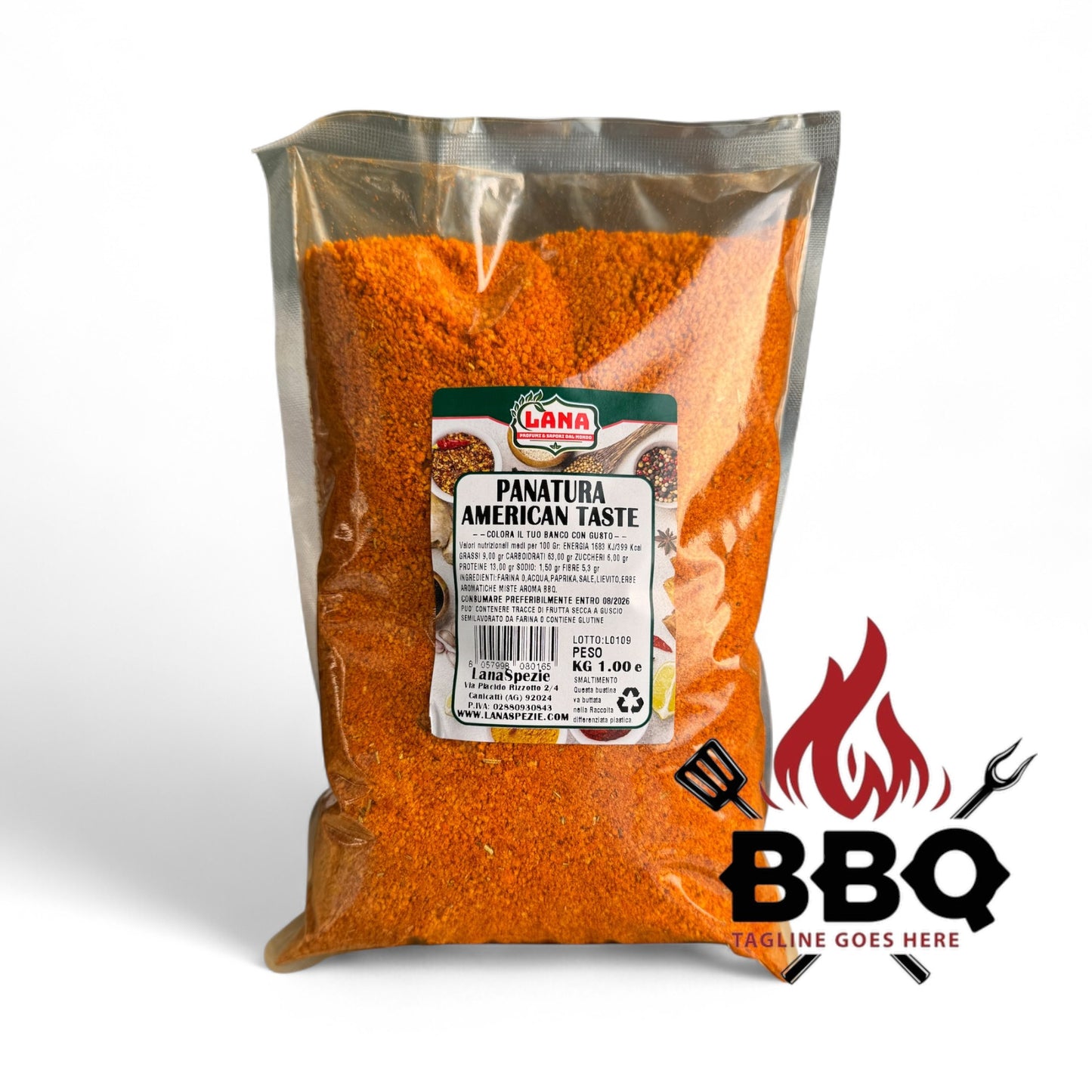 Panatura Aromatizzata gusto Barbecue American Taste