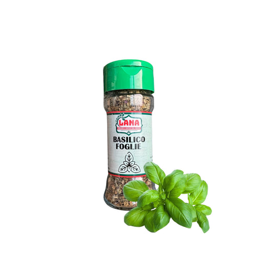 6 Barattolini in vetro di Basilico foglie GR 15