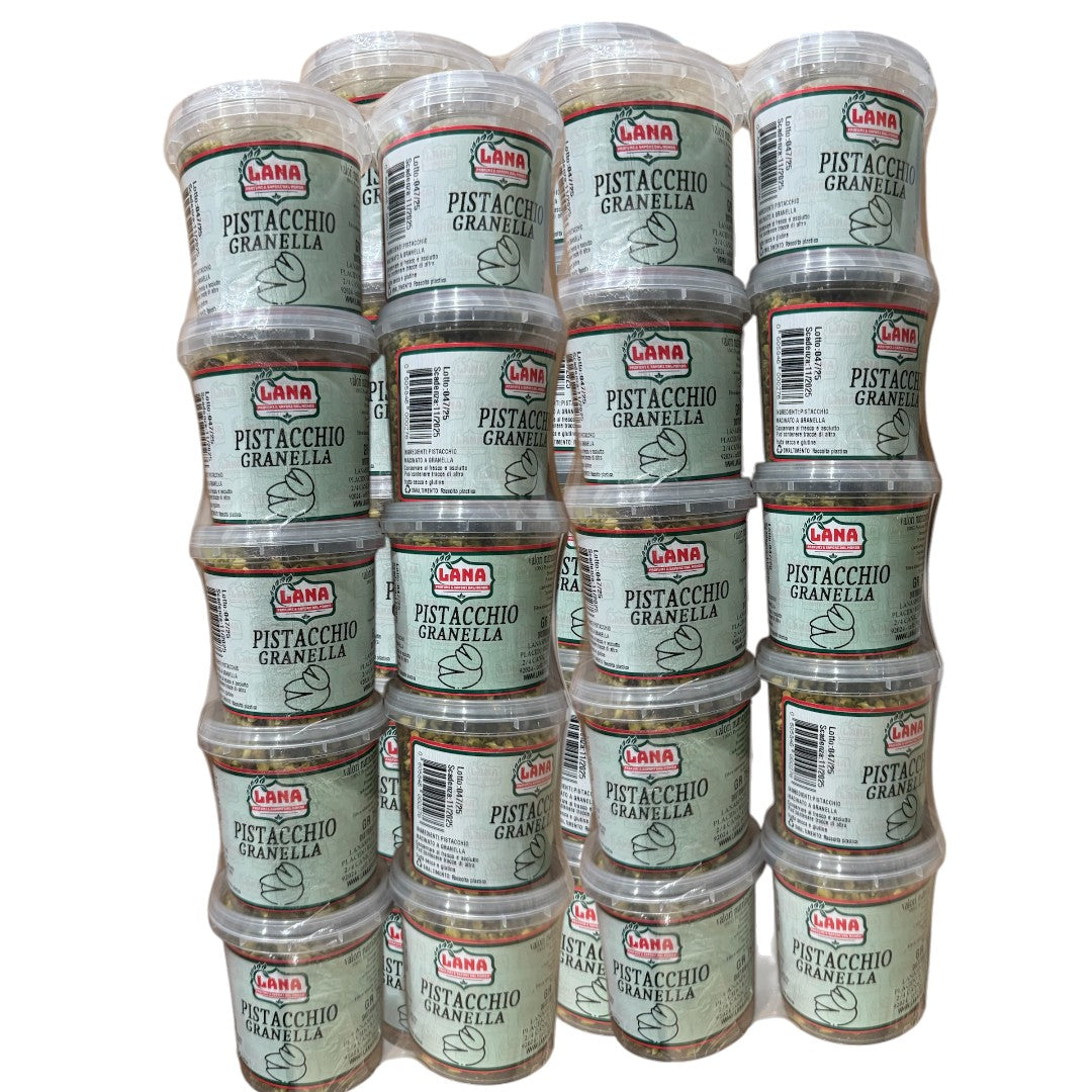 Granella di pistacchio in vasetto per rivendita pz 10