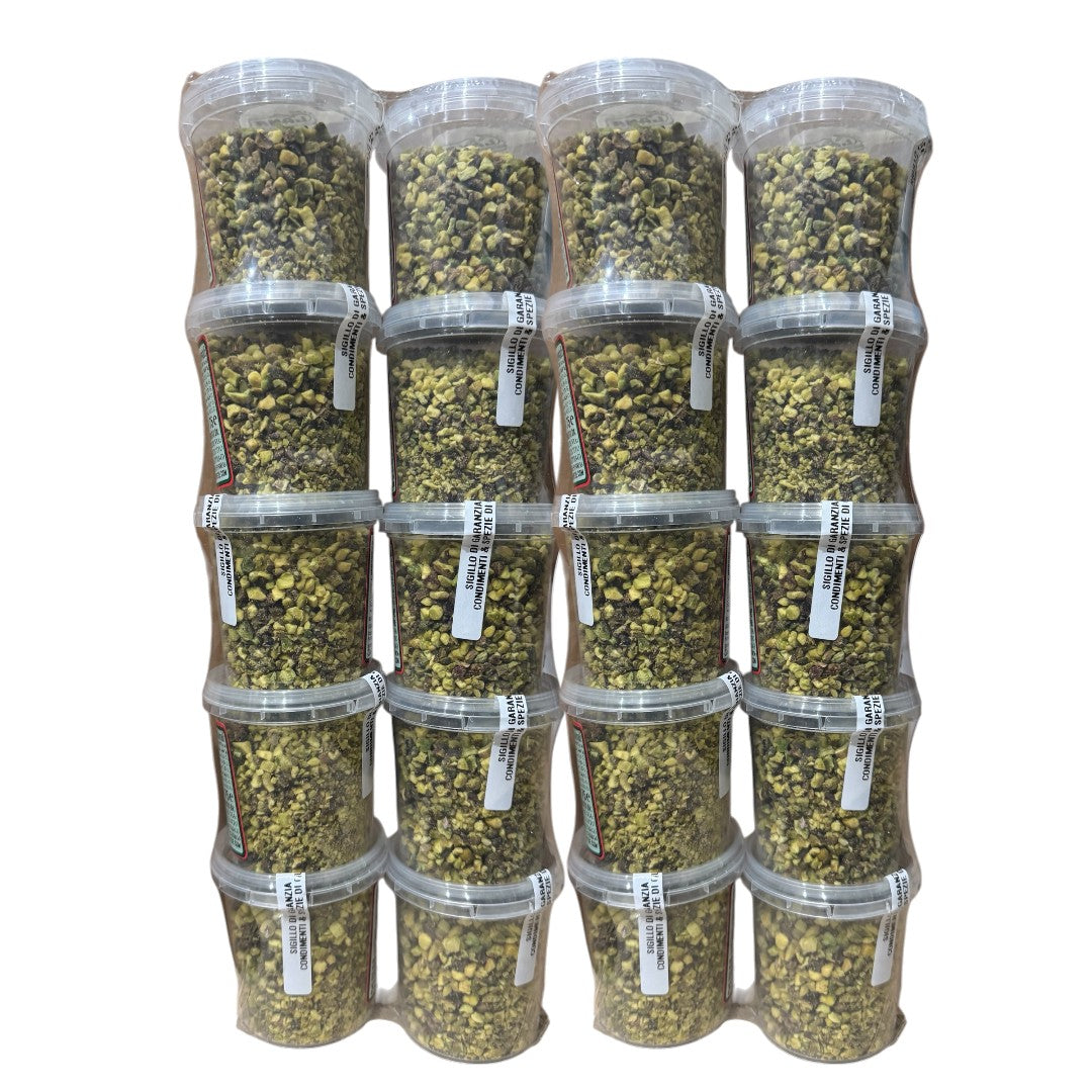 Granella di pistacchio in vasetto per rivendita pz 10