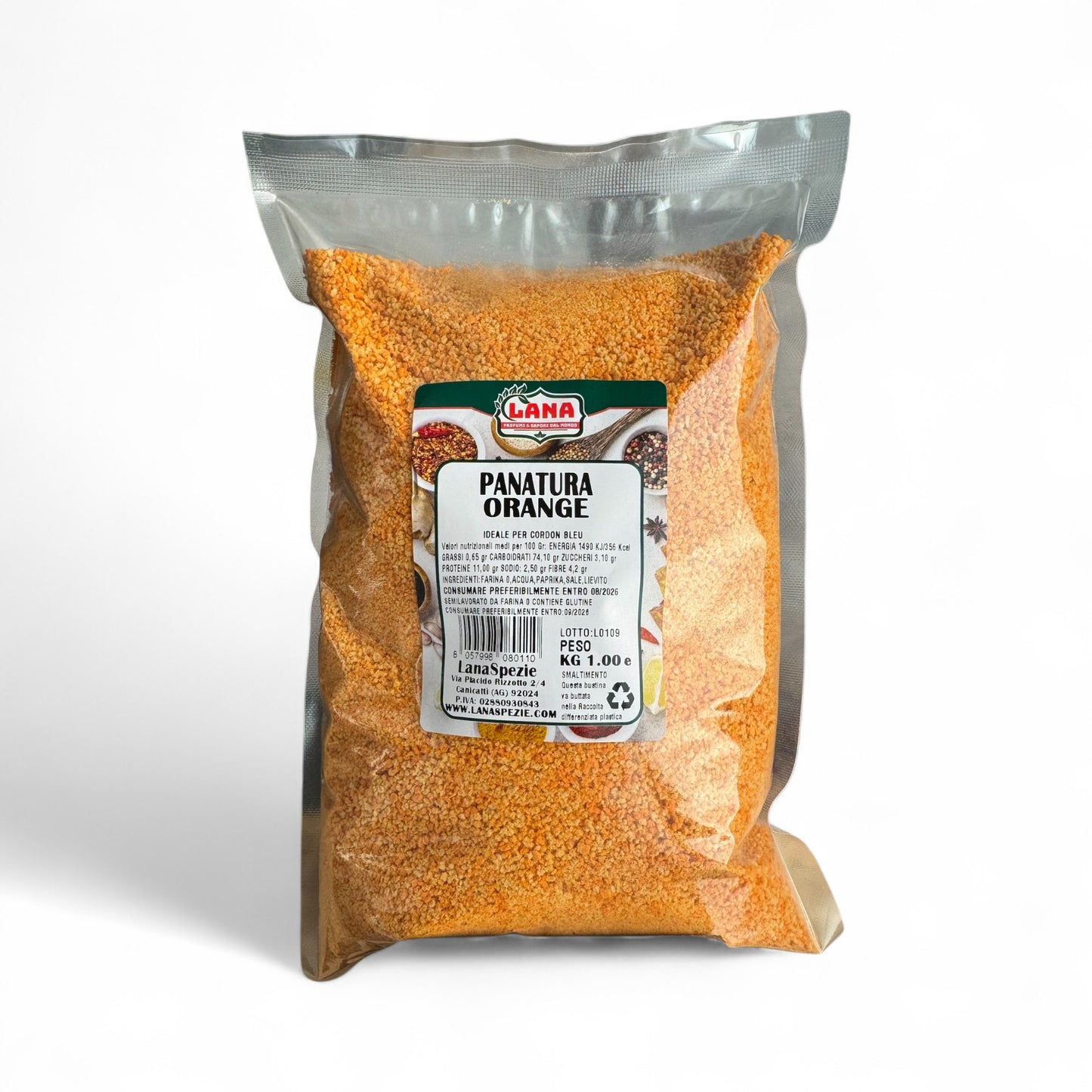 Panatura Arancione croccante per cordon bleu e panati kg