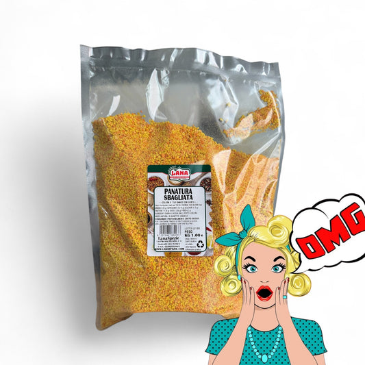 Panatura Sbagliata Gialla e Arancio per Cordon bleu e Panati