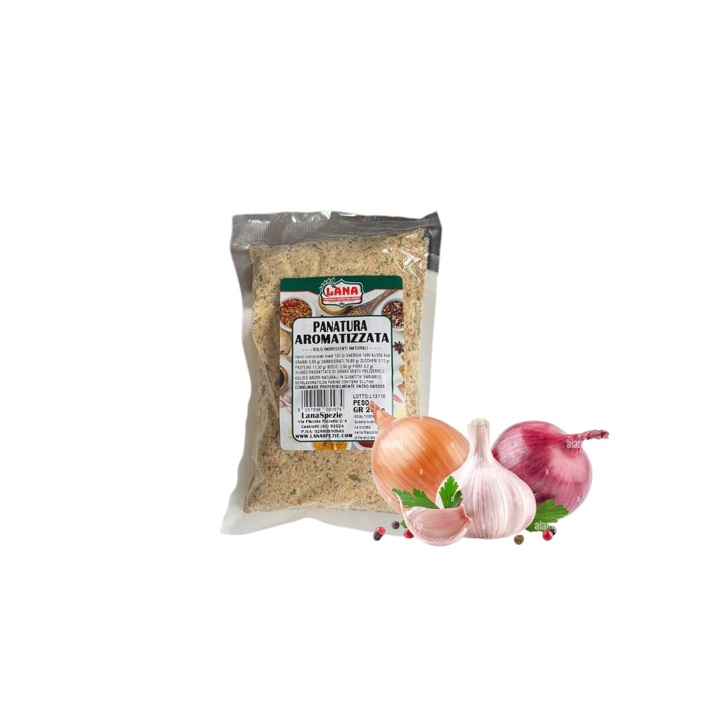 35 pezzi di Panatura Aromatizzata Classica Siciliana alle erbe da Gr 200