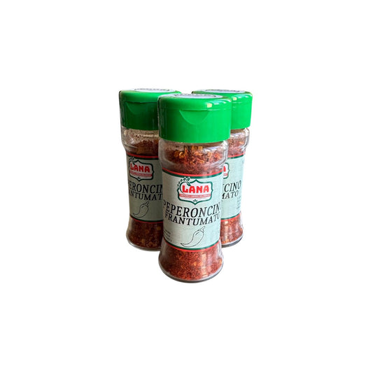 6 Barattolini in vetro di Peperoncino Piccante frantumato