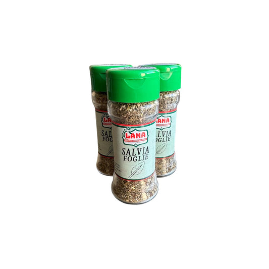 6 Barattolini in vetro di Salvia foglie macinata