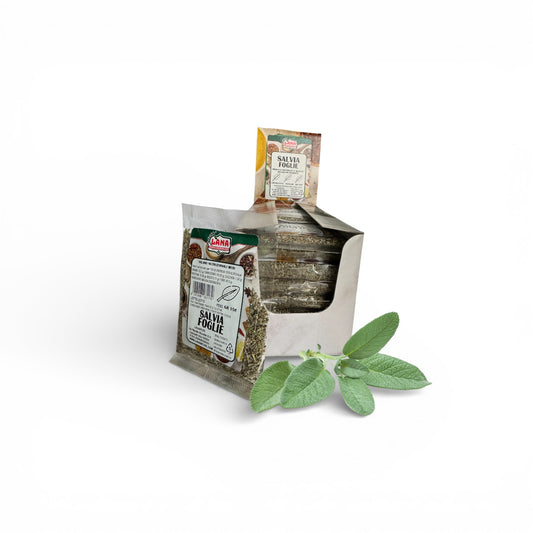 Salvia Contusa confezionata a bustine in box per rivendita Gr 13